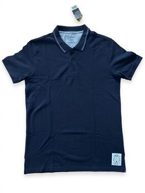 Livergy Mens Ocean Cruise Polo Shirt Navy Blue Size Medium NWT